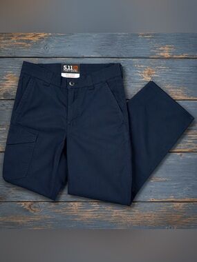 5.11 Tactical Fast-Tac Cargo Pants Ripstop Dark Navy 36x32 NWT